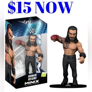 2026 Roman Reigns Minix WWE Wrestling Toy Action Figure
